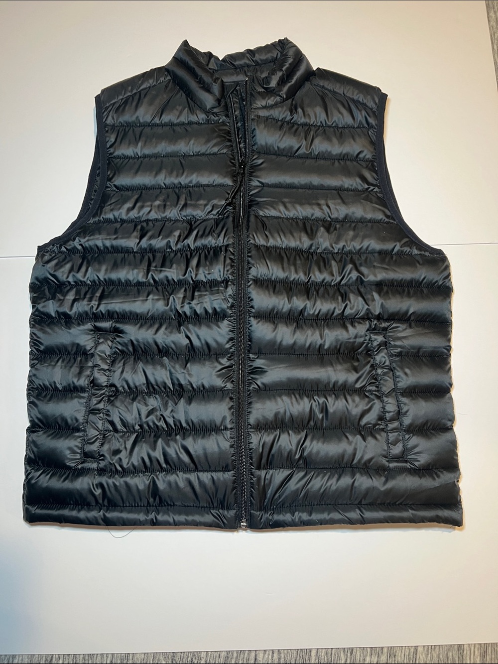 Aeropostale Black Quilted Puffer Vest
